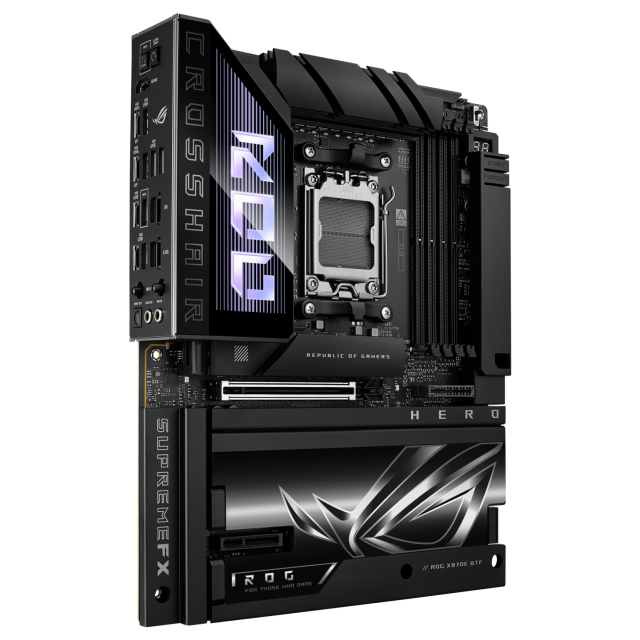 Дънна платка ASUS ROG CROSSHAIR X870E-E HERO BTF WIFI AM5 DDR5 