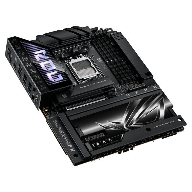 Дънна платка ASUS ROG CROSSHAIR X870E-E HERO BTF WIFI AM5 DDR5 
