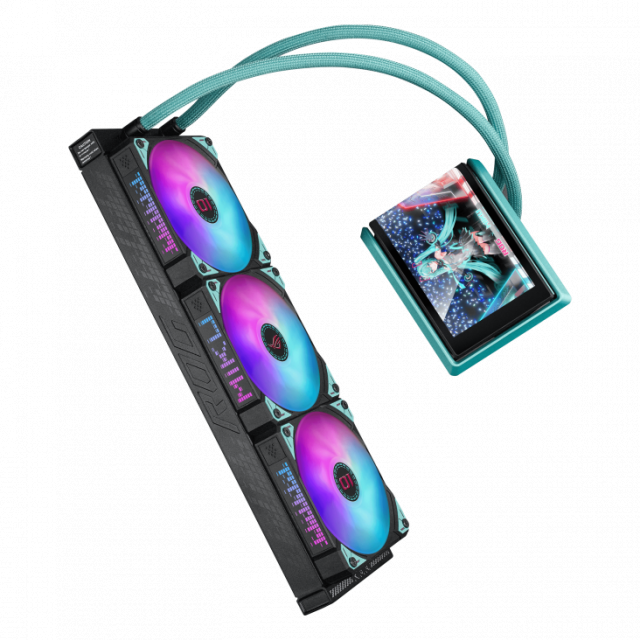 Охладител за процесор ASUS ROG RYUO IV 360 ARGB Hatsune Miku Edition 