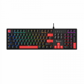 Gaming Keyboard A4tech Bloody S520N Fire Black - BLMS Red Plus Switch