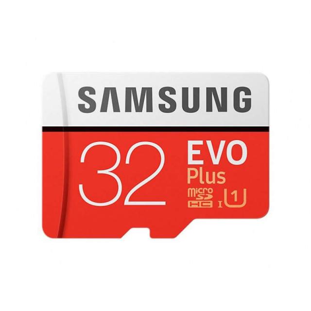 Memory card Samsung MicroSD EVO Plus 32GB, Class 10, Adapter 