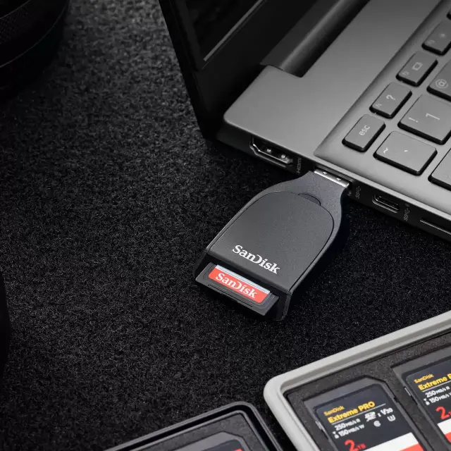 Четец за карти SanDisk Extreme PRO, USB-A, QuickFlow™ SD UHS-I Card USB-A Reader 