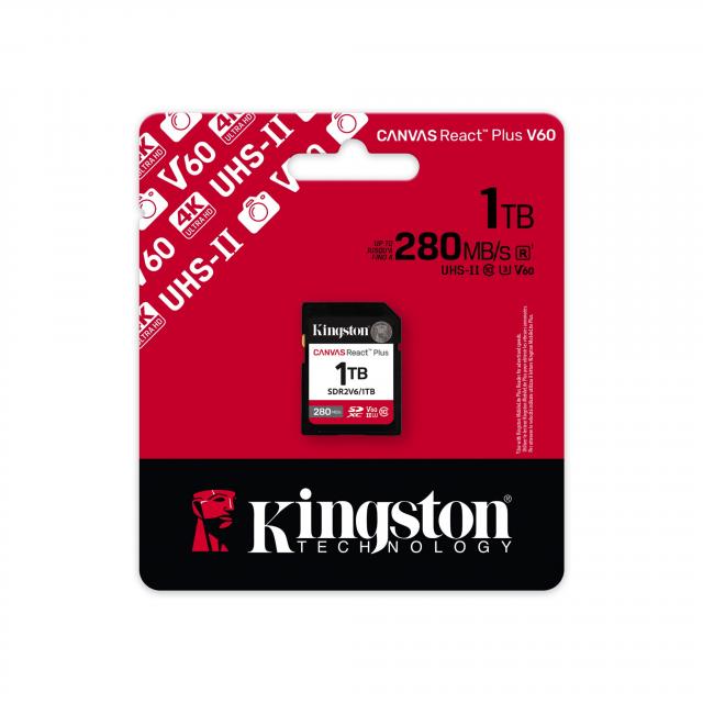 Карта памет Kingston 1TB Canvas React Plus V60 MicroSDXC 