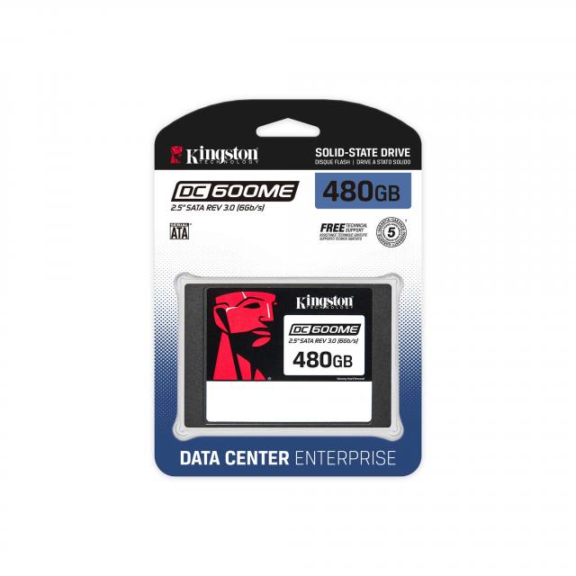 SSD Kingston DC600M SATA Enterprise 480GB - AES 256 bit 