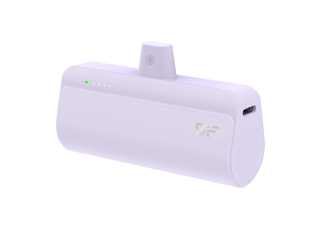 Външна батерия Silicon Power QD50 5000 mAh - Лилав 