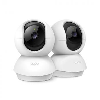 Охранителна WiFi камера TP-Link Tapo C210P2, 360°, Pan/Tilt - 2 Броя