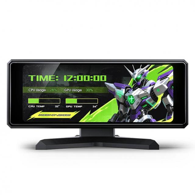 Информативен дисплей за кутия Jonsbo DS339 3.3" IPS - Черен 