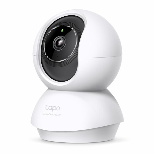 TP LINK Home Security Camera with AI, 3K 5MP (2880×1620 px), H.264, microSD, 2.4 GHz Wi-Fi 