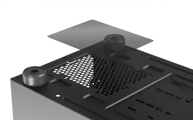 Case Spire U20M, Mini / Micro-ATX tower, black 