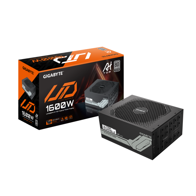 Захранващ блок Gigabyte UD1600PM PG5 AI TOP - 1600W 80+ Platinum PCIe 5.1 Ready 