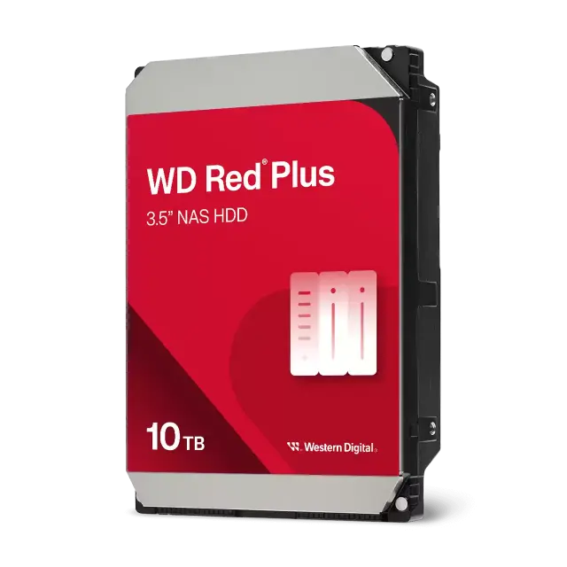 Hard drive WD Red Plus WD101EFGX 10TB 3.5" 7200 rpm, 256MB, SATA3 