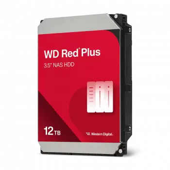 Western Digital Red Plus, 12TB NAS, 3.5", 512MB, 7200RPM