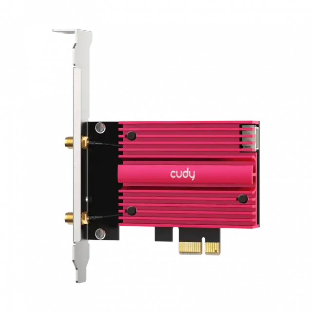 Мрежова карта Cudy WE9300S, Tri-Band WiFi 7 PCI-e, 5760 + 2880 Mbps 