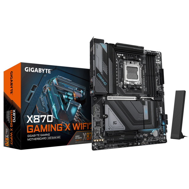 Дънна платка GIGABYTE X870 GAMING WIFI 7, Socket AM5 