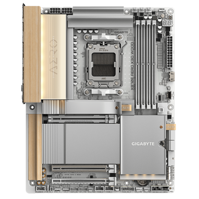 Дънна платка GIGABYTE X870E AERO X3D WOOD WIFI7, Socket AM5 