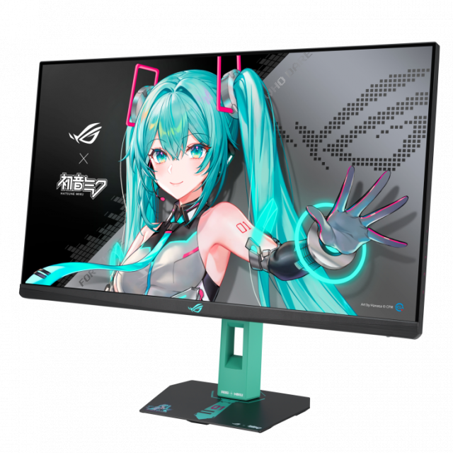 Monitor ASUS ROG Strix XG27ACMEG-G Hatsune Miku Edition - 27" Fast IPS, WQHD(2560x1440), 260 Hz, 1ms, G-Sync Compatible, FreeSync Premium 