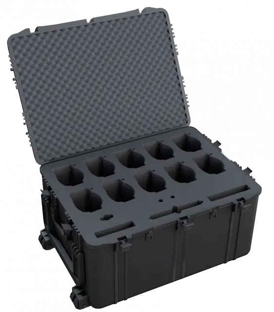 VR Expert Set of 10 PICO Neo 3 VR headsets, case, router, tablet and accessories 