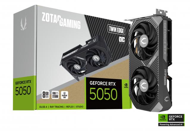 Видео карта ZOTAC GAMING RTX 5050 Twin Edge 8GB OC GDDR6 
