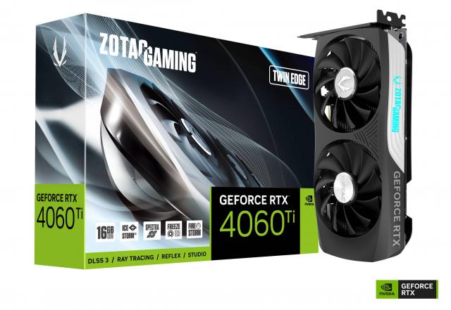 Видео карта ZOTAC GAMING RTX 4060 TI Twin Ege 16GB GDDR6 