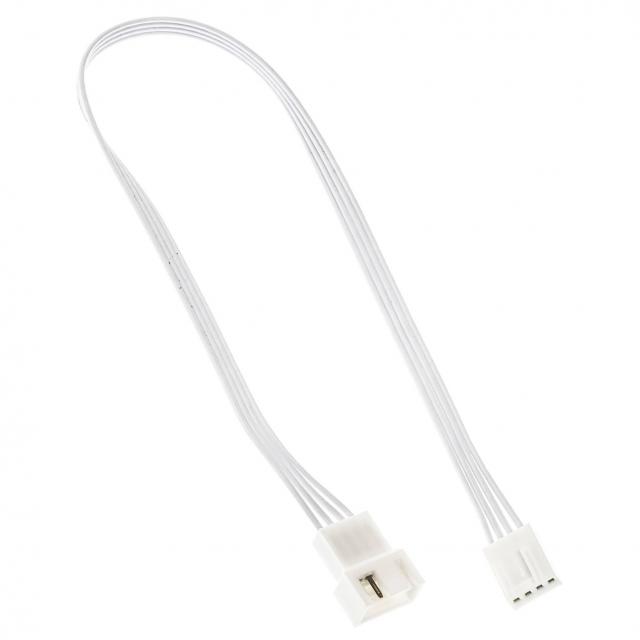 Удължителен кабел Kolink 4-Pin PWM - 30 cm, Бял 